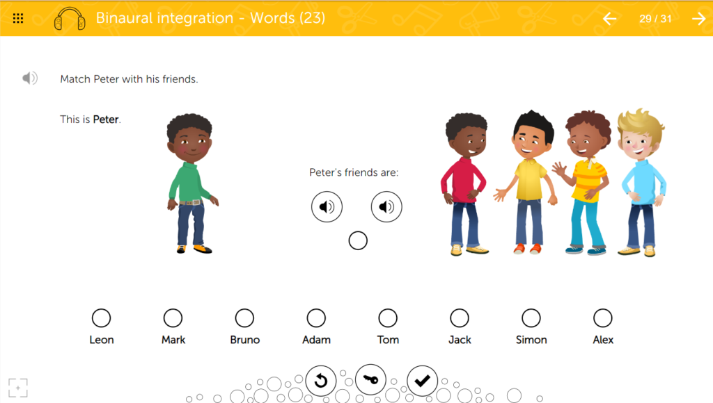 Understanding Speech Despite Distractor Example Activity 1