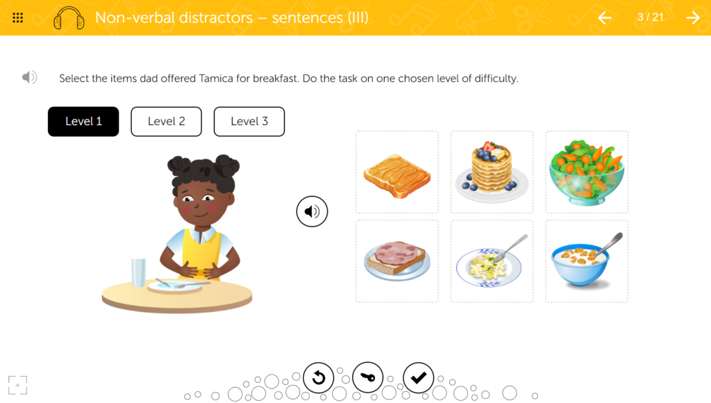 Understanding Speech Despite Distractor Example Activity 2